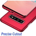 thumbnail image 5 of Case for Samsung Galaxy S10 Phone Case Protective Slim [Defend from Scratch/Slip/Drop/Fingerprint] Matte PC Hard Minimalistic Phone Cover for Samsung Galaxy S10-Red, 5 of 12