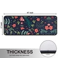 thumbnail image 5 of Kitchen Rugs Sets Of 2,Pioneer Flower Floral Print Pattern Anti Fatigue Kitchen Mat Rugs Non Slip Washable,Decorative Kitchen Floor Mats for Kitchen,Sink,Laundry,17"x47"+17"x47", 5 of 5