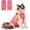 Rosepink, variant on Avont 1 Pack Cat Recovery Suit for Female Kitten after Spay Surgery Wound & Skin Disease Care -Purple(M)