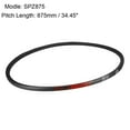 thumbnail image 3 of Uxcell 35.63'' Drive V-Belt Pitch Length Industrial Transmission Belt Rubber Black 1 pcs, 3 of 5