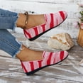 thumbnail image 6 of Round Toe Women's Travel Walking Lightweight Casual Shoes Comfortable Plus Size Daily Wear Spring Summer Red 9, 6 of 9