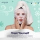 thumbnail image 2 of Mascarillas faciales SpaLife, calcetines navideños, paquete de 12, 2 of 8