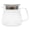 Clear Glass, variant on Glass Pour Over Coffee Maker Clear Borosilicate Coffee Pot Manual Brew Drip Brewer Kettle with Silicone Wrap for Home Office Cafe, 10.1 oz / 300ml