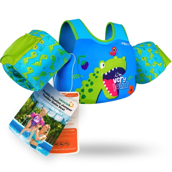 Chaleco de natación AEOCOO Puddle Float Jumper 9-14-23-27-32 kg 1-3-5-6-9 años