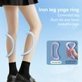 thumbnail image 4 of ZenCart 2Pcs Calf Yoga Ring Portable Lightweight Fitness Leg Ring Yoga Pilates Training Body Stretching Muscles Massage Exercise Circle Tool Home Gym Workout Equipment, 4 of 8