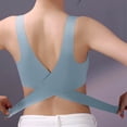 thumbnail image 6 of ByworldtasicNo Boundaries Womens Seamless Wireless Bra Wide Shoulder Strap V Neck Padded Support Bra Closure Daily Breathable Bra, 6 of 8