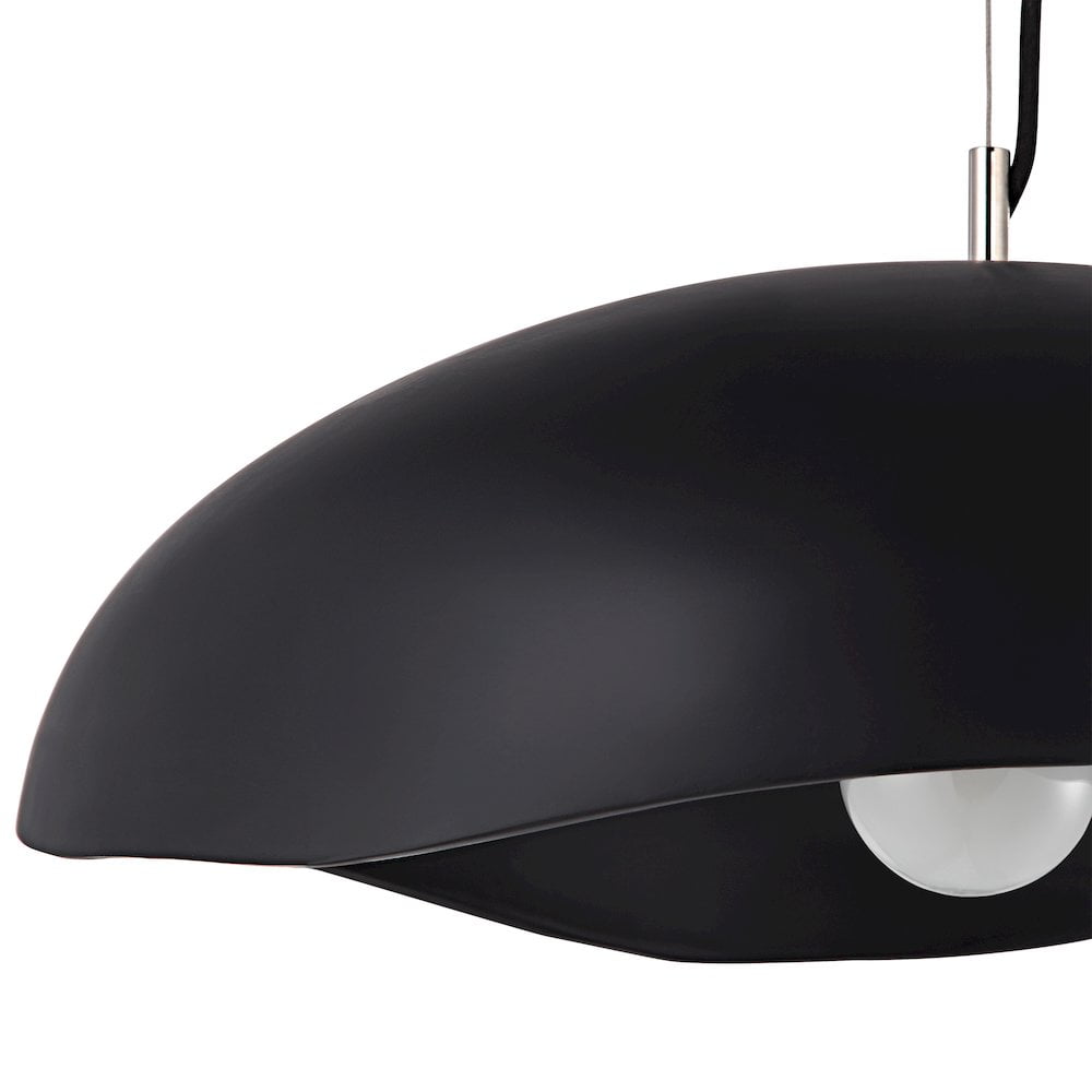 Renwil Filomena 22" Wide 1-Light Chandelier, Matte Black