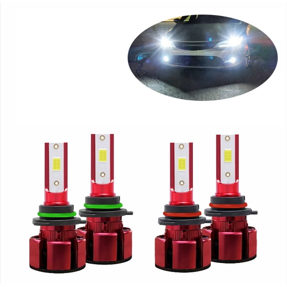 Combo LED high low beam bulbs For Buick LeSabre 2000-2005
