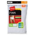 thumbnail image 3 of Men's FreshIQ Comfort Flex Waistband White Briefs, 7 Pack, 3 of 5