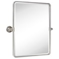 thumbnail image 2 of TEHOME Woodvale Rectangle Vertical Metal Wall Mirrors 24" x 20" - Brushed Nickel, 2 of 5