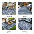 thumbnail image 7 of KUETH 5' x 8' Outdoor Plastic Foldable Rug Waterproof Reversible Camping Mat Patio Yard Carpet,BLUE&WHITE, 7 of 7