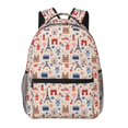 thumbnail image 1 of Easygdp Paris Mochila Ergonómica Versátil para Laptop - Múltiples Bolsillos, Correas Ajustables, Unisex para Escuela, Viajes y Actividades al Aire Libre-One Size, 1 of 5