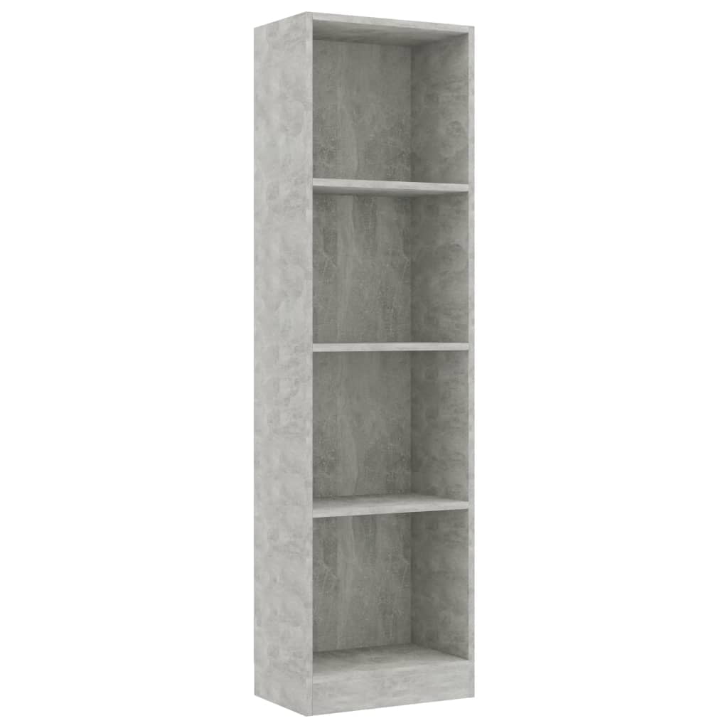 Kepooman 4-layer Modern Floor Cabinet, Home Book Cabinet,Side Corner Storage Cabinet for Kitchen, Wood White Kepooman 4-layer Modern Floor Cabinet, Home Book Cabinet,Side Corner Storage Cabinet for Kitchen, Wood White