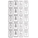 thumbnail image 2 of Marcapáginas  de papel de dibujos animados bonitos de 20 piezas para papelería de oficina y cuaderno Sharpla Clips de papel de oficina, 2 of 8