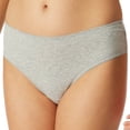 thumbnail image 4 of SCHIESSER Bragas brasileñas para mujer, paquete de 6 - 6Pack Brazilian, algodón elástico, liso Negro/gris M (Medium), 4 of 5