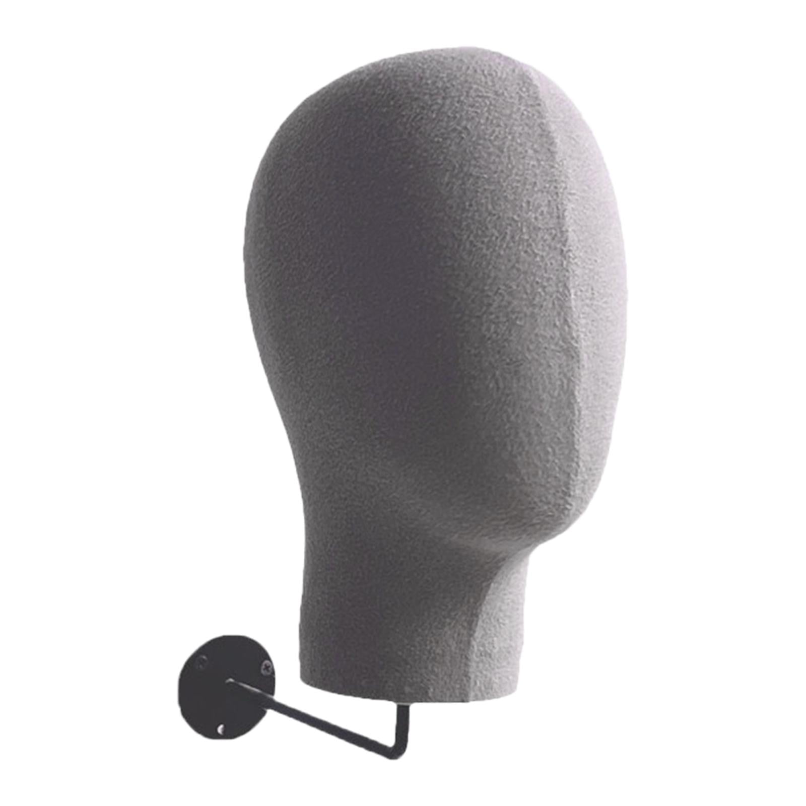 Gazechimp Manikin Head Storage Hanger Display Model Head ,Hat Rack, Holder for
