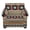 American Tribal Geometric, variant on FKELYI Stretch Armchair Slipcover 2 Pcs Set Couch Sofa Cover with Separate Cushion Cover Blue Bohemian Geometric Print Non-Slip Furniture Protector Washable Living Room Decor