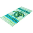 thumbnail image 3 of 101 BEACH Summer Trendy Printed Large Beach Pool Towel - Personalization Available Green Turtle Design, 3 of 4