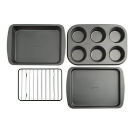 Farberware 4 Piece Nonstick Bakeware Toaster Oven Set Gray Walmart