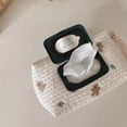 thumbnail image 4 of Cartoon Animal Flip Cover Wet Wipes Case Car Hanging Tissue Storage Box Removable Napkin Storage Hanging Wipes Box, 4 of 7