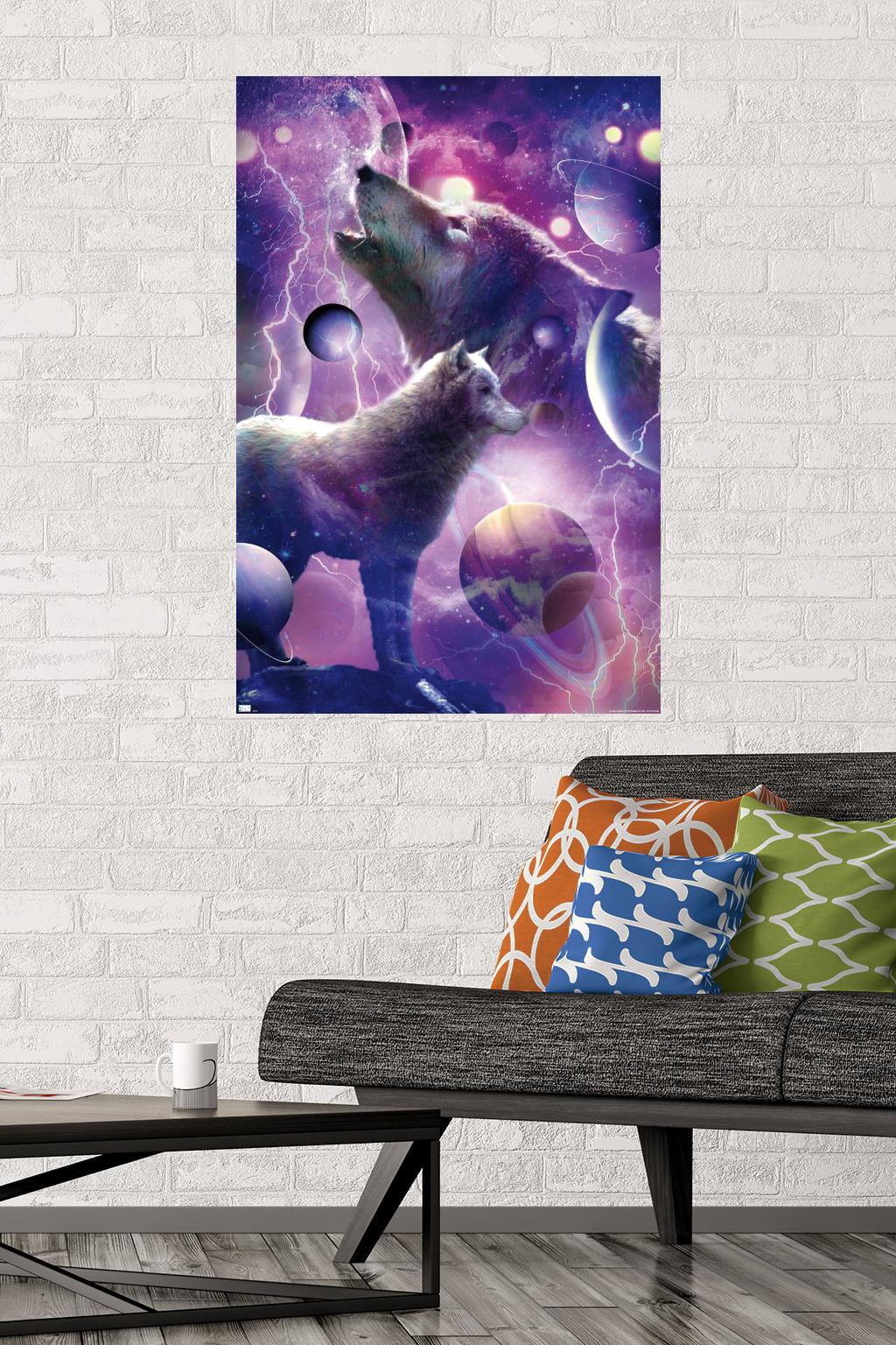 James Booker - Space Wolves Howling Wall Poster, 22.375" x 34"