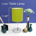 thumbnail image 3 of Simples Conceptions Mini lampe de table de base chromée avec abat-jour en tissu 2 Pack Set, 3 of 4