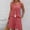 Red women's 2 piece shorts set a1, variant on Cagogo Women's 2 Piece Shorts Set Casual Summer Cruise Outfits Loose Sleeveless Tank Top Comfy Pants Matching Lounge Sets Airport Travel Clothes, Blue 2XL