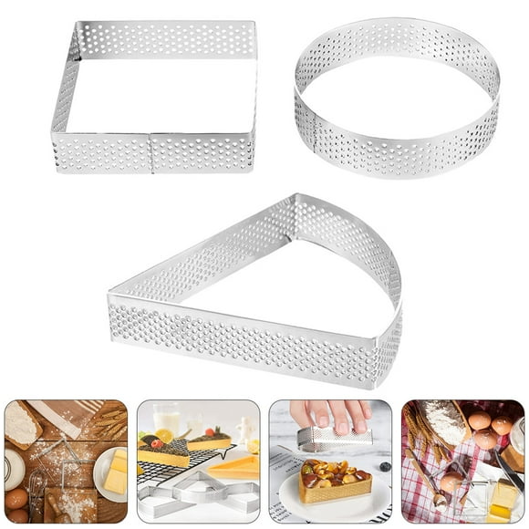 LOLIPPYY 3 Pcs Cake Making Equipment Stainless Steel Pastry Tool for Home Bakers