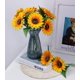 thumbnail image 5 of Lote de 10 flores artificiales, únicas, reales, caseras, arreglos florales, ramo de novia, centros de mesa, decoración del hogar, jardín, vacaciones Ormromra YQ-1567, 5 of 7