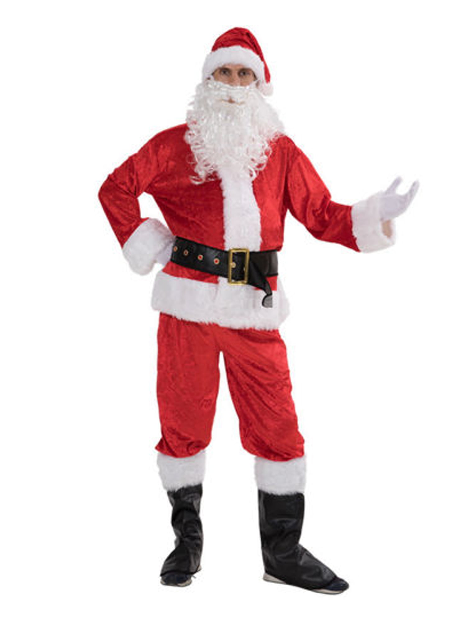 Inflatable Santa Claus Costume Outfit Adult Mens Father Christmas Fancy Dress 
