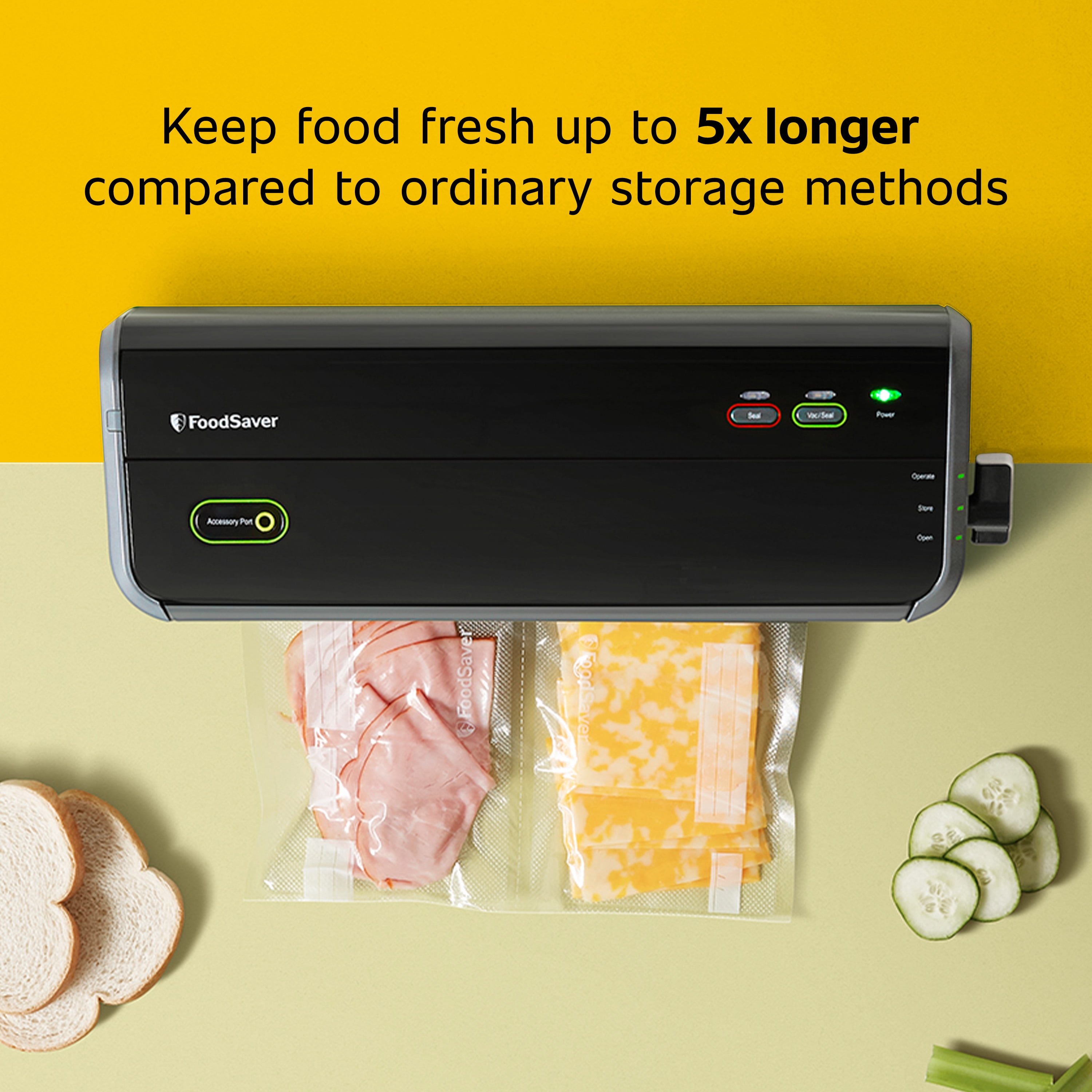 FREE SHIPPING FoodSaver FM2000 Vacuum Sealer Starter System with