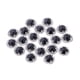 thumbnail image 2 of 20 Piezas De Coser En Rhinestones De Cristal Flatback Beads Coser 12 Mm Negro perfecl Cosa en diamantes de imitación de cristal, 2 of 7
