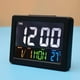 thumbnail image 2 of Reloj despertador LCD con función de repetición para cocina y hogar, con retroiluminación, temporizador de siesta de 24 horas con función F/C Negro, 2 of 7
