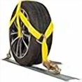 thumbnail image 3 of US Cargo Control Adjustable Wheel Net with 2 Inch Top Strap, Fitted with Twisted Snap Hook and Ratchet with Snap Hook, Easy to Use for Vehicle Tie Down, 3,333 Pound Working Load Limit, 3 of 4
