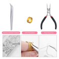 thumbnail image 4 of Cadenas para hacer joyas con 40 cierres de langosta y 960 anillos abiertos, 4 of 5