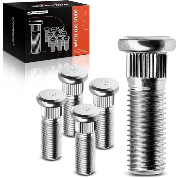 A-Premium 5PCS Wheel Studs M12 x 1.5 & 32mm Long Lug Studs Compatible with Toyota Avalon Camry Corolla Prius RAV4 Chevrolet Lexus Pontiac Scion Fits select: 2013-2015 TOYOTA RAV4 XLE
