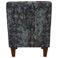 thumbnail image 3 of Fox Hill Trading Penelope Armless Slipper Chair, Slate, 3 of 6