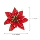 thumbnail image 2 of WORGEOUS 24 piezas de flores de brillo navideño flores artificiales decorativas de guirnalda de Navidad, 2 of 8