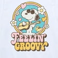 thumbnail image 3 of Peanuts - Feelin Groovy Snoopy And Woodstock - Toddler And Youth Short Sleeve Graphic T-Shirt, 3 of 6