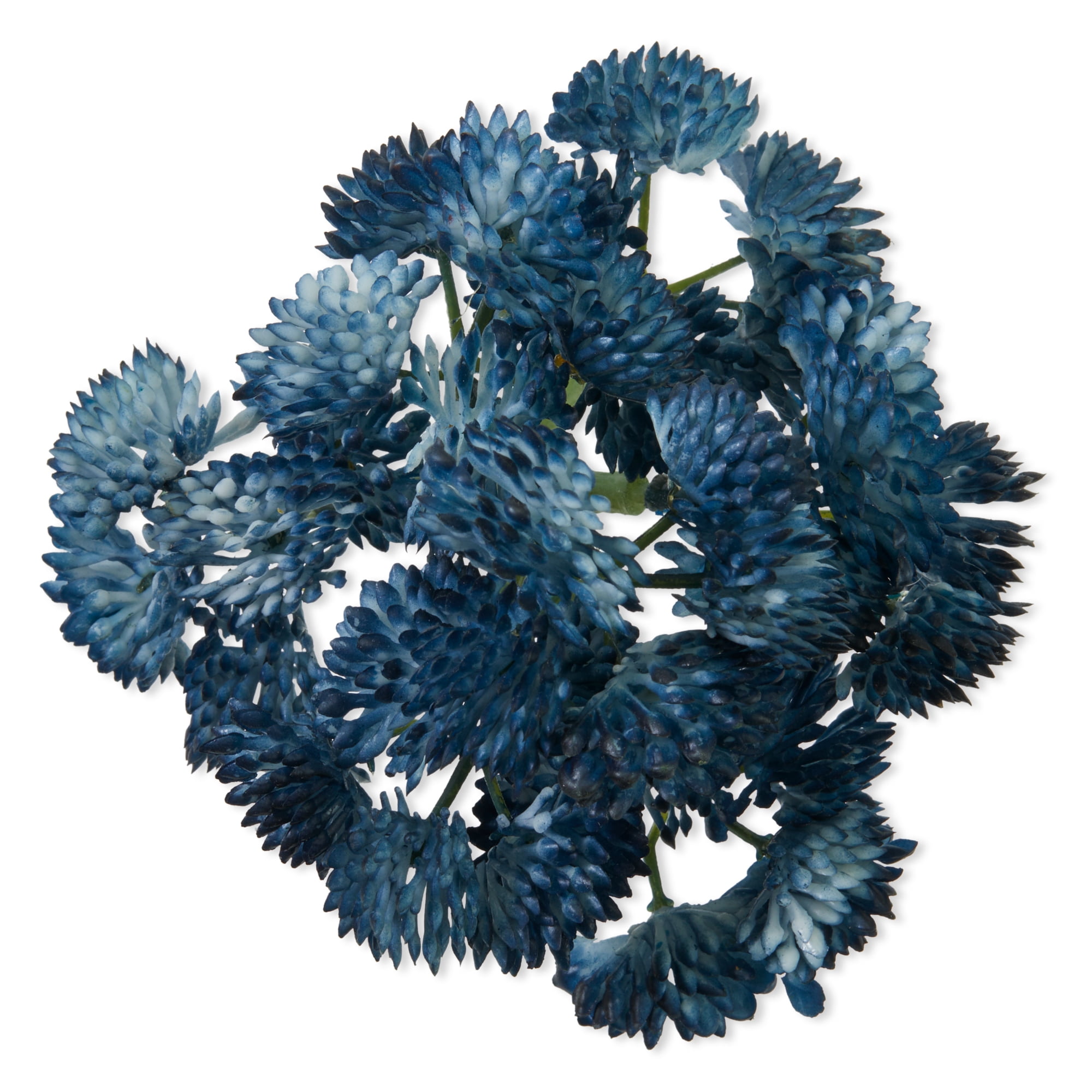 (2 pack) Mainstays Artificial Succulent Blue Sedum Pick, 3.4" x 7.4"