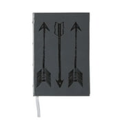 Gray Bonded Leather Cover Journal, 256 Lined Pages