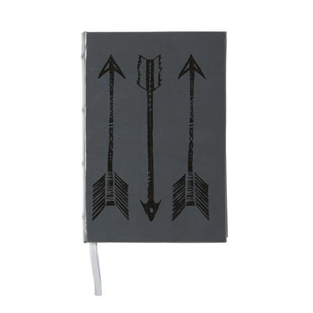 Gray Bonded Leather Cover Journal, 256 Lined Pages