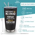 thumbnail image 2 of Birthday Gifts for Men Him 20oz Tumbler, Cool Gifts for Husband Bday, Men Birthday Gift Ideas, Best Bday Gift for Grandpa, Male, Dad, Boyfriends, Uncle, 2 of 6