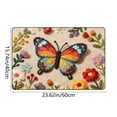 thumbnail image 3 of JHyouerji Butterfly Print Bath Rugs,Non Slip Absorbent Fast Drying Easy to Clean Shower Mat for Toilet Bathmat Room Bathroom Decor, 3 of 8