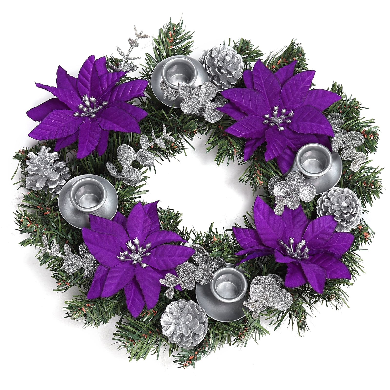 Christmas Wreath Candle Holder 