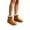 Coffee, variant on Women's Boots Chunky Lug Sole Ankle Boots Cameland Women Waterproof Leather Ankle Boots Full Lined Warm Fiber Full Closed Heel Thick Padded Base Cold Season Outdoor Multi Tone Footwear Coffee