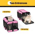 thumbnail image 4 of Transportín para mascotas aprobado por Conlun Airline para gatos y perros de hasta 7 kg, 4 of 9