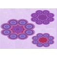 thumbnail image 1 of Ahgly Company Indoor Rectangle Patterned Blossom Pink Area Rugs, 5' x 7', 1 of 6