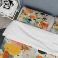 thumbnail image 4 of Designart "Atomic Abstraction Colorful Mid Century Art I" Abstract Bedding Covert Set - Abstract Midcentury Multi-Color Mid-Century Bed Set With 1 Sham, 4 of 6