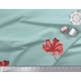thumbnail image 2 of Soimoi Moss Georgette Fabric Artistic Flower Print Sewing Fabric Yard 42 Inch Wide, 2 of 3